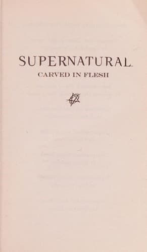 Carved in flesh Cover