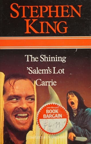 Novels (Carrie / Salem's Lot / Shining) Cover