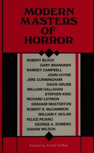 Modern Masters of Horror Cover