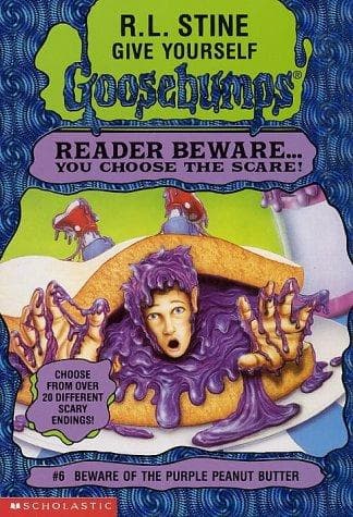 Beware of the Purple Peanut Butter Cover
