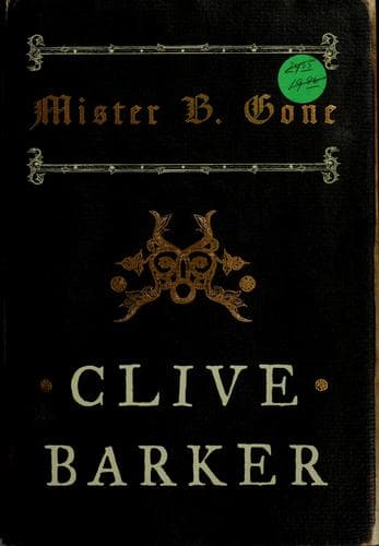 Mister B. Gone Cover