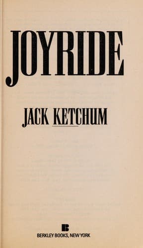 Joyride Cover