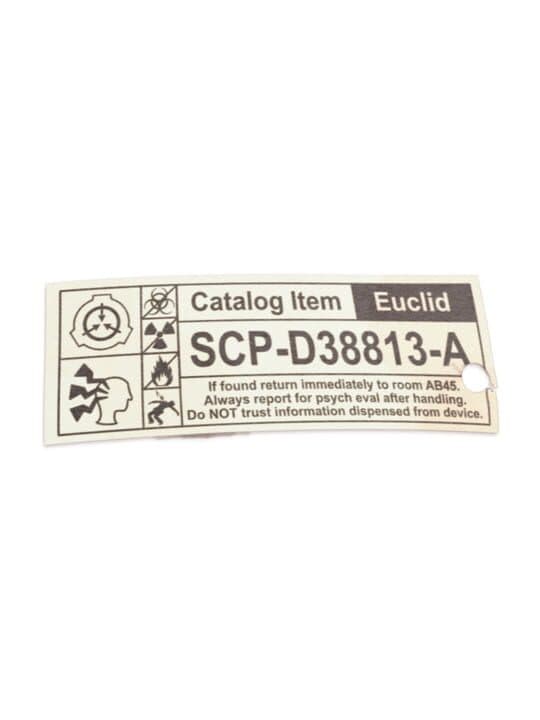 SCP-D38813 Cover