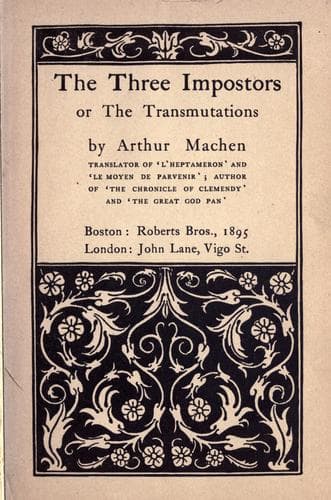 The three impostors or The transmutations Cover